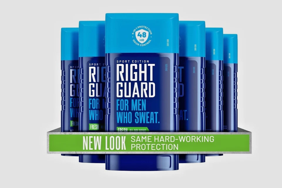 Desodorante antitranspirante Right Guard Sport 2,6 OZ paquete de 6 48 horas de protección Foto 1 de 4