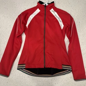 Gore Bike Wear Windstopper Softshell Reflektierend Full Zip Taschen Rot Damen - Bild 1 von 10