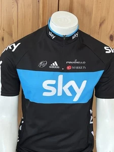 TEAM SKY MENS CYCLING SHORTSLEEVED JERSEY SIZE XL 41” CHEST VGC - Picture 1 of 9