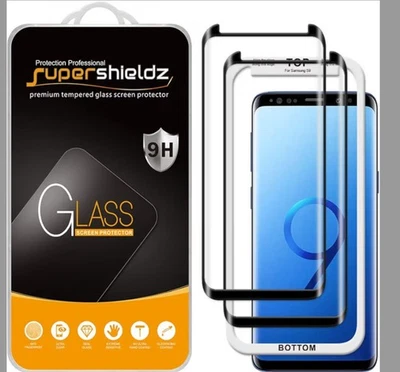 Supershieldz (Paquete de 2) Diseñado para Samsung Galaxy S9 Pantalla de Cristal Templado...  Foto 1 de 4
