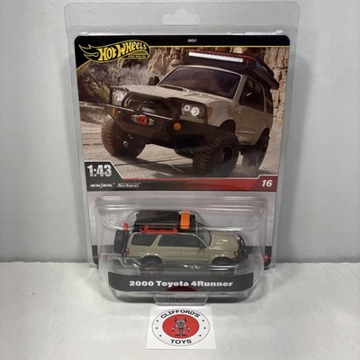 Toyota 4Runner #16 1:43 Real Riders Metal Hot Wheels Premium 2000 nuevo Foto 1 de 3
