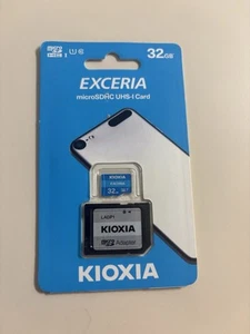 NEW Kioxia Exceria 32GB microSDHC UHS-I Memory Card - Picture 1 of 2