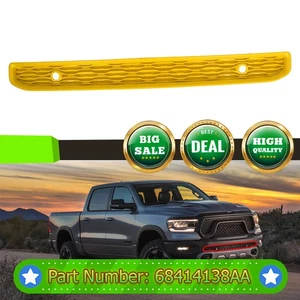 Yellow Front Bumper Lower Grille Cover Trim 68414138AA For Dodge 1500 DT 2019-24 - Foto 1 di 8