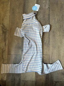 Little Beast NWT Dog One Piece  Stripes Turtle Neck Preppy XXL - Picture 1 of 6