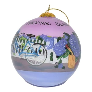 - Adorno de Navidad pintado a mano, vidrio soplado, adorno de árbol colgante, Holida... - Imagen 1 de 5