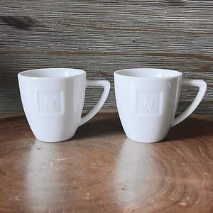 Nespresso Espresso Porcelain Cup 75ml White Set of 2 - Picture 1 of 4