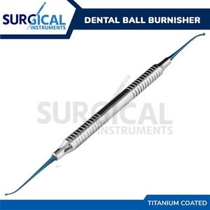 Titanium Coated Ball Burnisher #1 with Hollow Handle Oral Dental German Grade - Picture 1 of 3