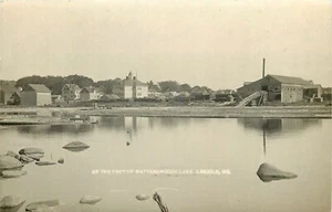 Postal C-1910 Lincoln Maine al pie del lago Mattamawook RPPC 25-4087 - Imagen 1 de 2
