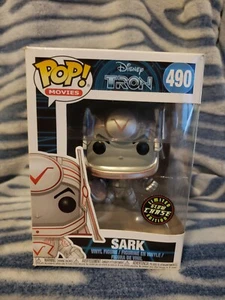 Funko POP Movies Disney Tron #490 Sark GITD Chase Vaulted - Picture 1 of 6
