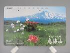 Telephone Card Chokai Mountain Yamagata Japan Sightseeing Tourism Ntt Rare F/S