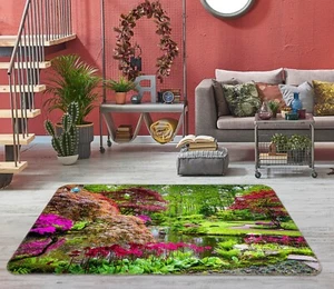 3D Frühlingspark H5072 Mat Elegant Foto Teppich Wolldecke Erin 2023 - Picture 1 of 5