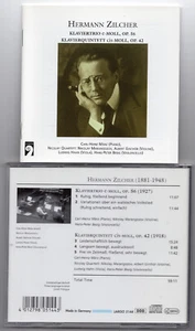Hermann Zilcher - Klaviertrio/Klavierquintett, Carl-Heinz Marz/Nicolay, Lange CD - Bild 1 von 1