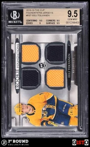 POP 1 Eeli Tolvanen BGS 9.5: 2018-19 The Cup Foundations Jersey Rookie Gisto /49 - Picture 1 of 3