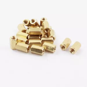 20 Entretoises M3 x 8mm filetage femelle en laiton - Tête hexagonale - Picture 1 of 1