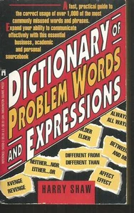 Dictionnary of problem words and expressions.Harry SHAW. Bi2 - Imagen 1 de 1
