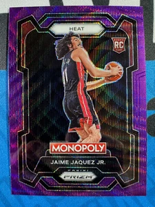 2023-24 Prizm Monopoly Jaime Jaquez Jr. Rookie #48 Purple Wave Miami Heat RC - Picture 1 of 2
