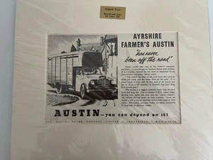 ORIGINAL AYRSHIRE FARMERS AUSTIN PRINT OVER 40 YEARS OLD - Picture 1 of 1