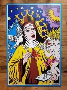 Sina Sparrow Original Digital Print "Saint Theresa" Contemporary Pop Art - Picture 1 of 5