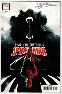 DEADLY NEIGHBORHOOD SPIDER-MAN #1 (2022)-ALBUQUERQUE CVR- SIGNED B. EARL- VF+/NM - Picture 1 of 2