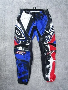Oneal Pants Youth 28 Element Series Red White Blue Bike Motocross Racing Riding* - Picture 1 of 15