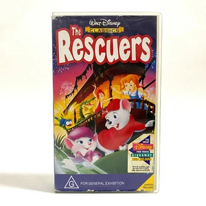 Disney THE RESCUERS VHS Movie Classic Limited Release - AUS SELLER - Foto 1 di 4