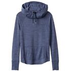 Athleta Techie Sweat Cowl Neck Hoodie S Long Sleeve, Front Pocket, Thumb Hole