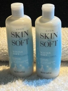 Lot of 2 Avon Skin So Soft Winter Soft Hydrating Body Wash 11.8 FL Oz NOS Sealed - Picture 1 of 2
