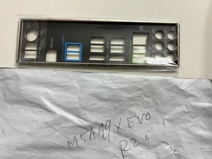 ASUS M5A99X EVO R2.0 IO SHIELD RÜCKPLATTE (ISOLIERT), ORIGINAL - Bild 1 von 1