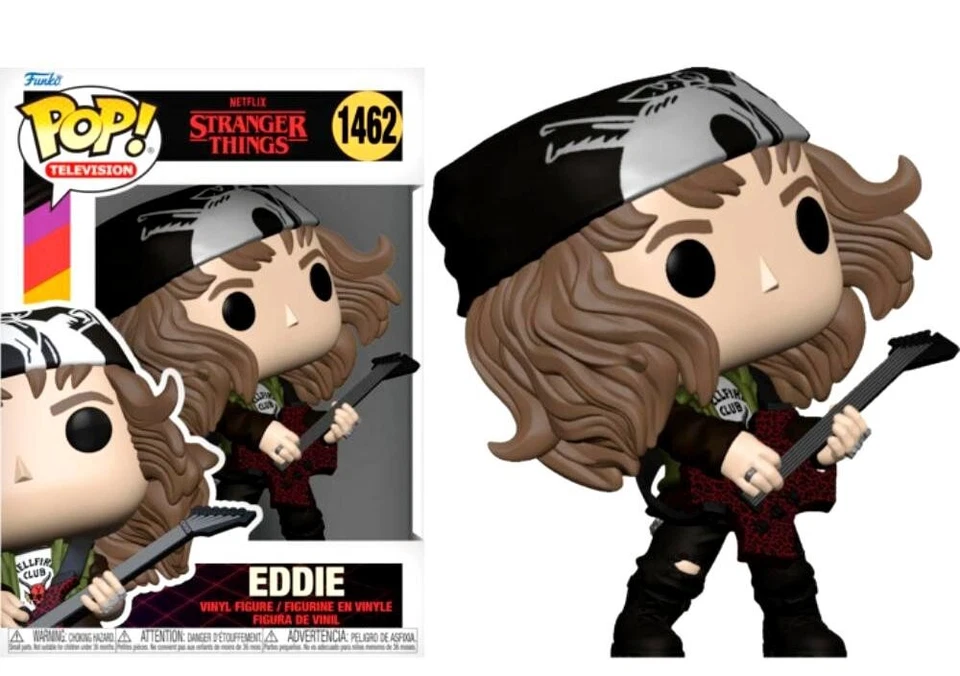 Funko POP TELEVISION Stranger Things Eddie with Guitar 1462 72138
