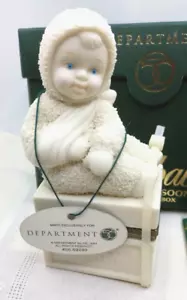 LINDA CAJA BARATIJA "2001" SNOWBABIE'S Dept 56 "GET WELL SOON"-4 1/2" T x 2 1/2" W - Imagen 1 de 10