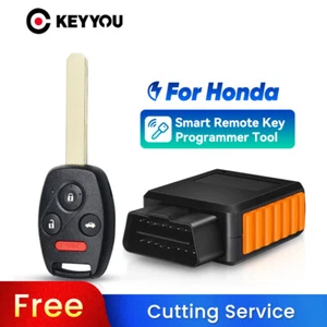 KEYYOU Programmer OBD Remote Key For Honda Accord Coupe 2DR 2008-2012 MLBHLIK-1T - Imagen 1 de 9