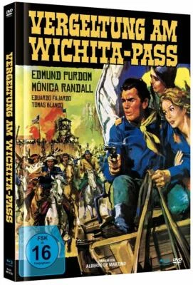 Mediabook VERGELTUNG AM WICHITA-PASS COVER A Edmund Purdom BLU-RAY + DVD NEU  - Bild 1 von 2