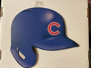 Chicago Cubs - Wooden helmet-shaped sign (12") MLB licensed by Fan Creations - Picture 1 of 2