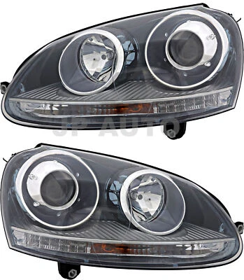 For 2005-2010 Volkswagen Jetta GTI Rabbit Headlight HID Set Pair - Изображение 1 из 4