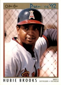 O-Pee-Chee Premier 1992 #198 Hubie Brooks - Imagen 1 de 2