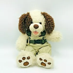Conjunto de senderismo Build A Bear Workshop para perros orejas flojas marrón blanco rizado 2013 - Imagen 1 de 11
