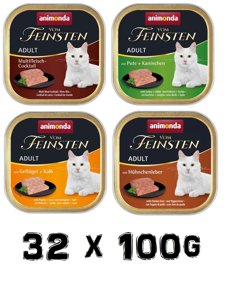 Animonda vom Feinsten Adult Megapack 32x100g