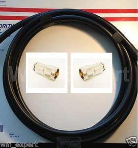 TIMES® 125 FEET LMR400 50 Ohm Coax Cable PL259 CB Ham Radio Antenna Wire UHF VHF - Picture 1 of 3