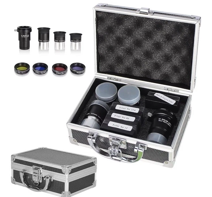 Kit de accesorios para telescopio astronómico - con juego de 3 oculares Plossl Foto 1 de 1