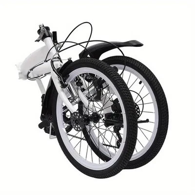 20" Folding Bike Adults Bicycle Lightweight Alloy Bicycle Folding City Bike UK - image 1 of 4