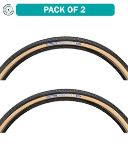 Pack of 2 Panaracer Pasela ProTite Tire 700 x 25 Clincher Wire Black/Tan - Picture 1 of 2