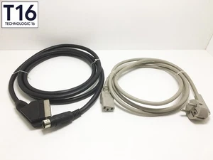 Atari 520 1040 STE STF - 1m TV Peripheriekabel + 1 Stromkabel 1,80m - Bild 1 von 3