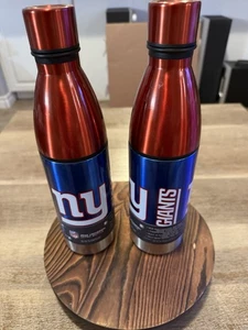 (2) NY Giants NFL Licencia 25 OZ Universal Ultra Botella ¡Nuevo!! - Imagen 1 de 5