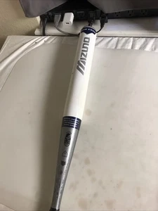 Mizuno 340287 Whiteout White/Navy Fastpitch Softball Bat 33/24 - Picture 1 of 6