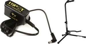 Truetone 1 SPOT Slim 9V DC Adapter + Rok-It RI-GTRSTD-1 Value Bundle - Picture 1 of 3