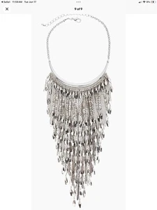 Stunning! Chico’s Skylar Statement Bead Cascading necklace NWT Retail $99 - Picture 1 of 5
