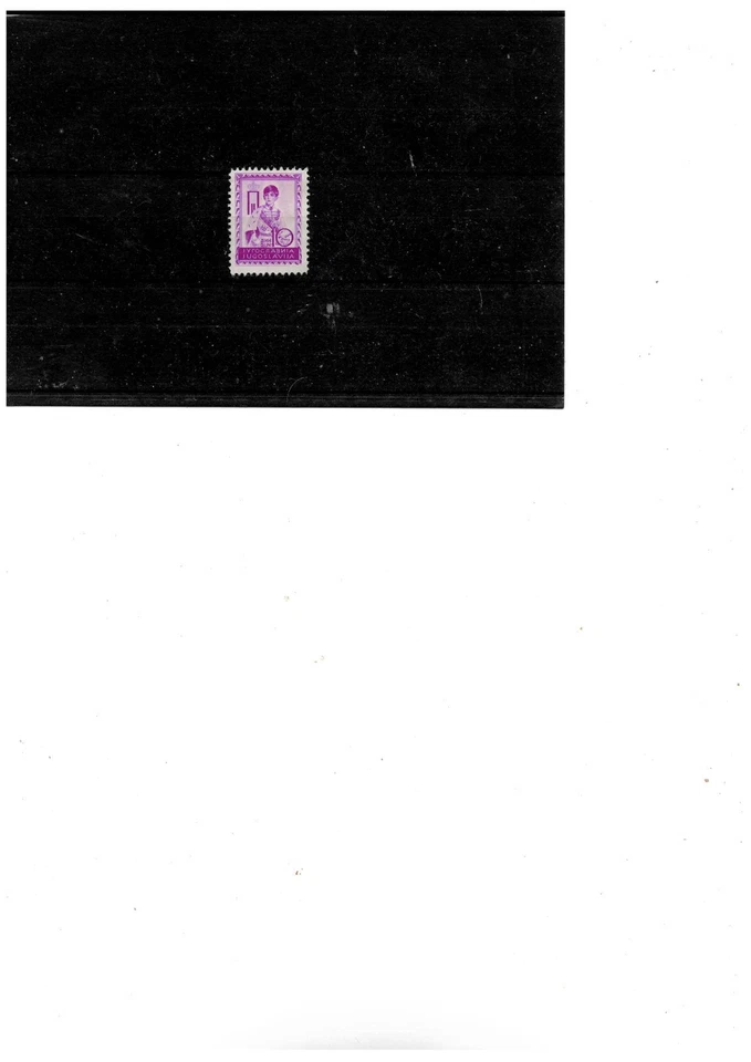 Iugoslávia 1935. Carimbo 10 din PROVA MNG, veja descrição - Imagem 1 de 1