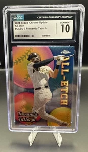 2024 Topps Chrome Update All-Etch Fernando Tatis Jr. Padres CGC 10 (B-011) - Picture 1 of 3