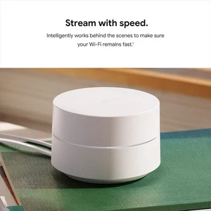 GOOGLE WIFI AC1200 MESH SYSTEM WIFI ROUTER WIFI - 1 OPAKOWANIE - BIAŁY - Zdjęcie 1 z 3