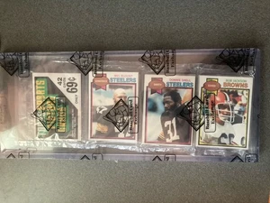 1979 Topps Football Rack Pack BBCE Auth Steeler Mel Blount Donnie Shell Front - Picture 1 of 2
